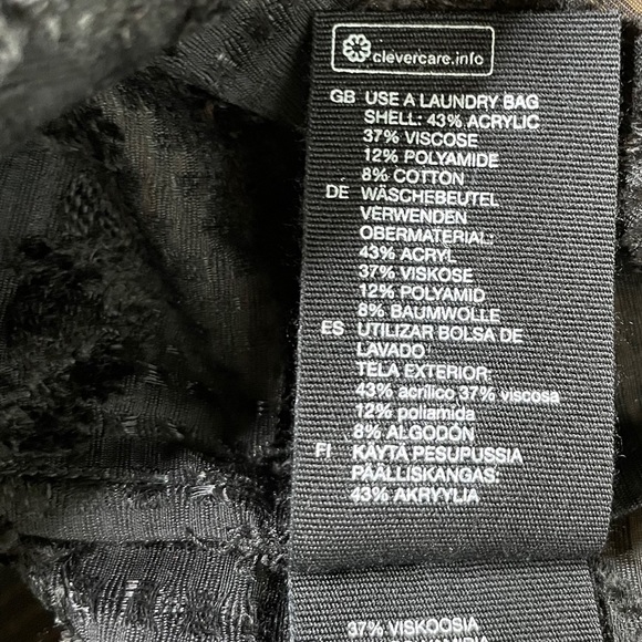 & Other Stories Black Jacquard Button Up Top - 10 - Picture 9 of 13